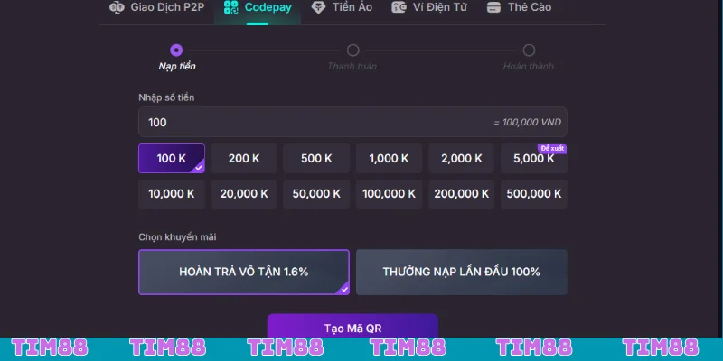 Ngân hàng là phương thức nạp tiền Tim88 được thành viên lựa chọn