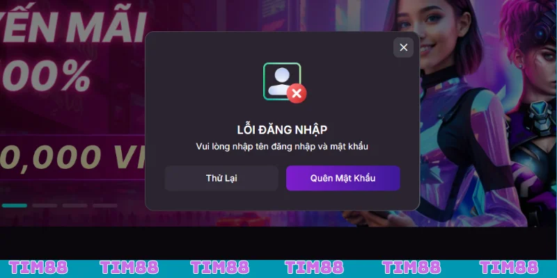 Tài khoản đã bị khóa thao tác đăng nhập không thành công